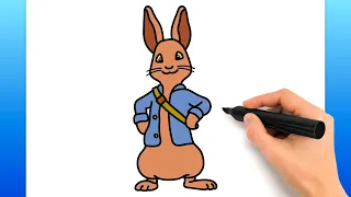 How To Draw Peter Rabbit (Easy Drawing Tutorial)