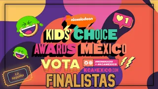 Lista completa de los FINALISTAS (nominados) a los KIDS CHOICE AWARDS MÉXICO 2021