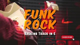 Funk Rock Backing Track #1 | E | Guitar | 100 bpm