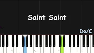 Saint Saint | EASY PIANO TUTORIAL BY Extreme Midi