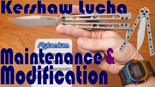 Lucha Disassembly, Maintainence, Flytanium Installation Guide (Kershaw Balisong/Butterfly Knife)