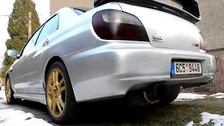 2002 Subaru Impreza WRX STi /SOUND/ - Start, Rumble, Revs!