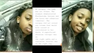 Kenneka Jenkins autopsy vs her photos at scene #j4k