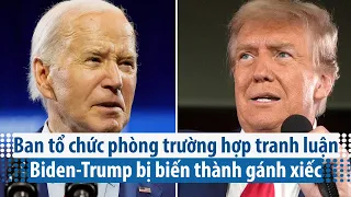 Ban tổ chức phòng trường hợp tranh luận Biden-Trump bị biến thành gánh xiếc | VOA Tiếng Việt