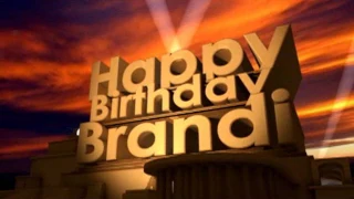 Happy Birthday Brandi