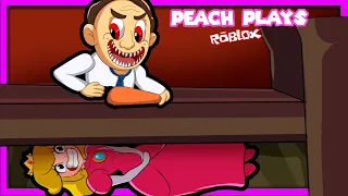 👑 ESCAPE SCARY DADDY [TEAMWORK OBBY] | Peach Plays Team Evil Dad Escape Ft. @ItsDipsy