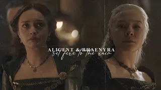 Alicent & Rhaenyra | Set Fire To The Rain  (@IndigoSpell)