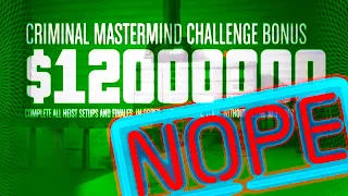 Worst GTA Online Criminal Mastermind FAILS