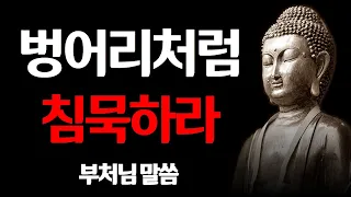 침묵하고 냉정하게 살아라 I 부처님 말씀 I 인간관계 처세술 I 모르면 후회할 지혜 I 석가모니 I 인생 조언 I 격언 I 오디오북 I 철학  #불교