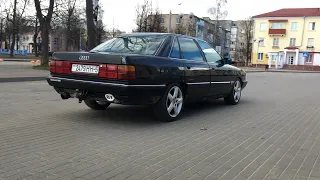 Audi 100 c3 in the city. Выезд в город, новая балка, планы на лето, вызвали в военкомат, на стэнсе