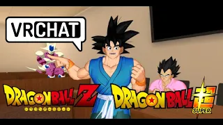 Goku Beats the Bad Father Allegations (With Real Voice Actors) [DBZ/VRC] #dbz #vrchat
