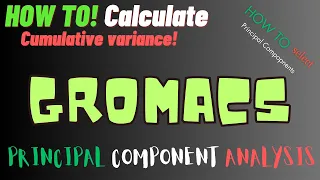 PCA Analysis and PC selection in GROMACS: Step-by-Step Tutorial for Protein-Ligand MD Simulations