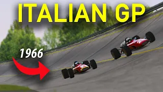 Italian Grand Prix But Using The 1966 Monza Layout | Assetto Corsa