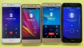 Incoming Call & Outgoing Call, 2 HUAWEI Y5 2 and Y3 2017 Vs 2 Honor 5A and 6A