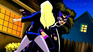 Black Canary vs. Huntress [Justice League Unlimited - S2E06 - "Double Date"]