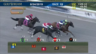 Gulfstream Park August 24, 2019 Race 12