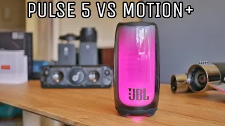 JBL PULSE 5 VS SOUNDCORE MOTION+