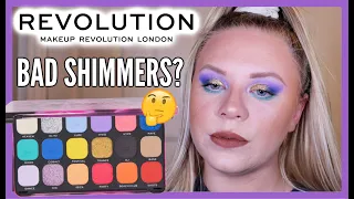 REVOLUTION GOOD VIBES HYPE FOREVER FLAWLESS PALETTE REVIEW | makeupwithalixkate