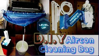 DIY AIRCON CLEANING BAG|PVC CONDUIT PIPE|PE TARPAULIN CANVAS