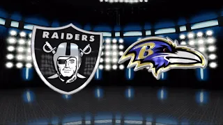 Raiders vs Ravens Week 2 Simulation | Madden 25 Rosters