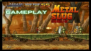 Metal Slug X Super Vehicle-001 Gameplay Walkthrough FULL GAME - Solo Player PS1 Emulator [60 FPS]
