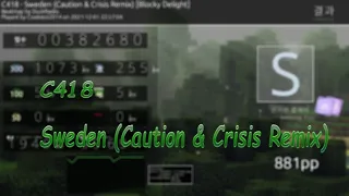 C418 - Sweden (Caution & Crisis Remix) [Blocky Delight] HDDT+RX 99.69%