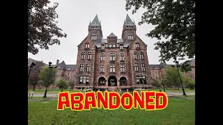 Exploring A Creepy Abandoned Insane Asylum (WE SLEPT OVER!!)