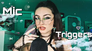 ASMR | Fast & Aggressive Mic Triggers w/ Covers ( Mic Scratching, Swirling, Brushing )
