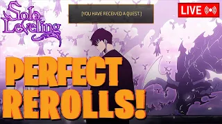 I FOUND THE PERFECT REROLL METHOD! 🎲【SOLO LEVELING: ARISE】| Live Commentary