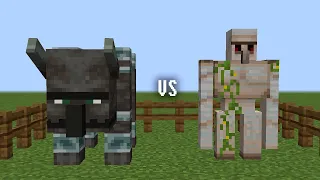 iron golem vs ravager, which is stronger?