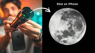 Photographing the Moon with the iPhone 14 Pro & Telephoto Lens!