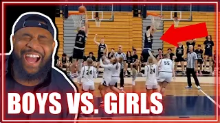 Boys Team DESTROYS Girls Basketball Team