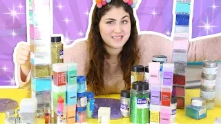 MAKING A GIANT GLITTER SLIME SMOOTHIE | MIXING ALL MY GLITTER IN SLIME | Slimeatory #314