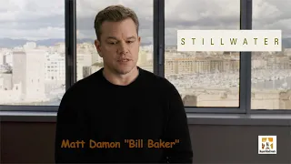 STILLWATER - Interview Sound Bites with Matt Damon