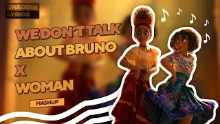 Mashup (Encanto ft. Doja Cat) - We Don't Talk About Bruno X Woman (Lyrics) (TikTok Mashup)