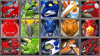 Dino Picnic + Rescue Bots Dino + Dino Robot Corps - T-Rex/Ankylosaurus/Spinosaurus/Pteranodon/Apato