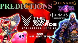 My PREDICTIONS for the Game Awards Nominations!