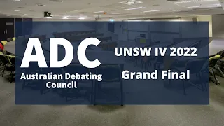 UNSW IV 2022: Grand Final
