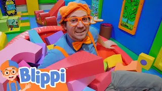 Blippi's Indoor Playground Learning | Educational Videos For Kids