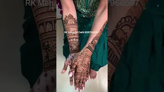 RK Mehandi Delhi bridalmehndiand dulha Dulhan#mehndi#mehndidesign #mehndiart #mehndiartist #short