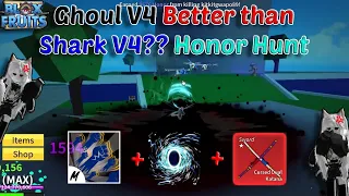 Race Ghoul V4 OP + God Human + CDK + Portal Combo (Blox Fruits Bounty Hunting) Road to 30M Honor