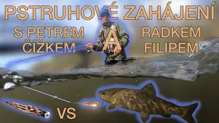 S Jakubem na rybách - Pstruhové zahájení s Petrem Čížkem a Radkem Filipem (ENG subtitles)