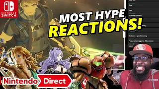 Nintendo Direct 2.8.2023 MOST HYPE REACTIONS! (Metroid Prime, Xenoblade, Zelda, Fire Emblem & MORE!)