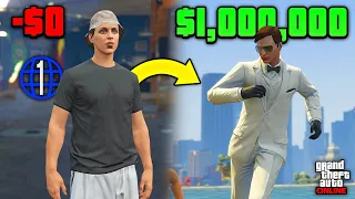 Make Your First $1,000,000 As A Level 1 In GTA 5 Online - Get Rich FAST! (Updated Money Guide)