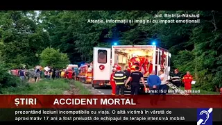 Accident cu opt victime