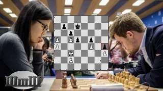 Уроки шахмат. Пешечный эндшпиль Поля соответствия. Магнус Карлсен - Хоу Ифань 2016