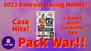 2023 Donruss Racing Hobby Box - Pack War! - Blank Slates and Slingshots!