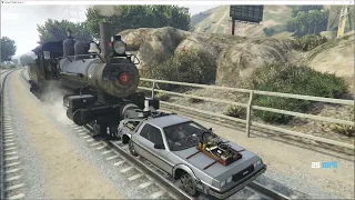 GTA V BTTF V Train Mission