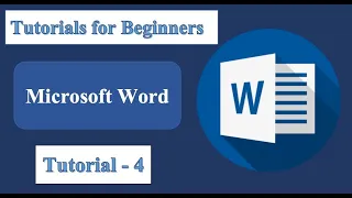 Microsoft Word - Beginners Level Tutorial 4