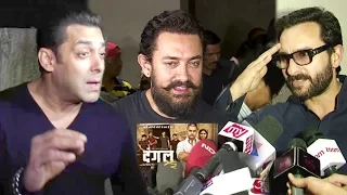 Bollywood Celebs BEST Reaction After Watching DANGAL Movie - Salman, Alia, Aamir ,Saif ,Kangana